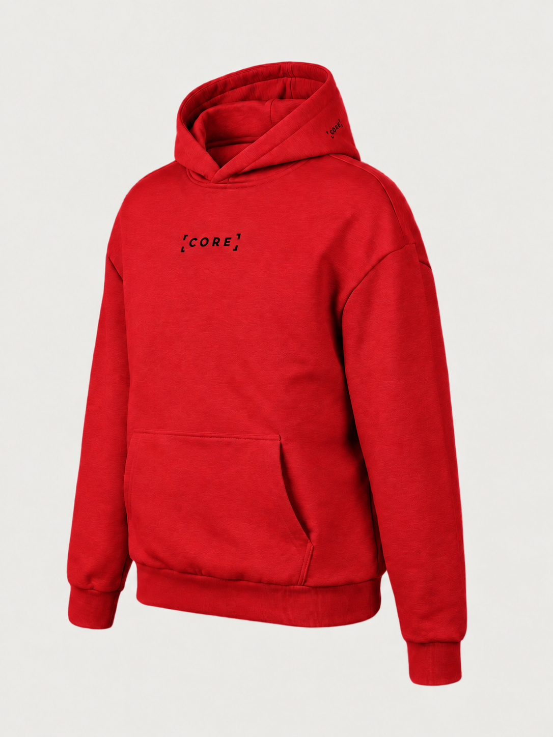 CORE Hoodie 460g — Czerwony