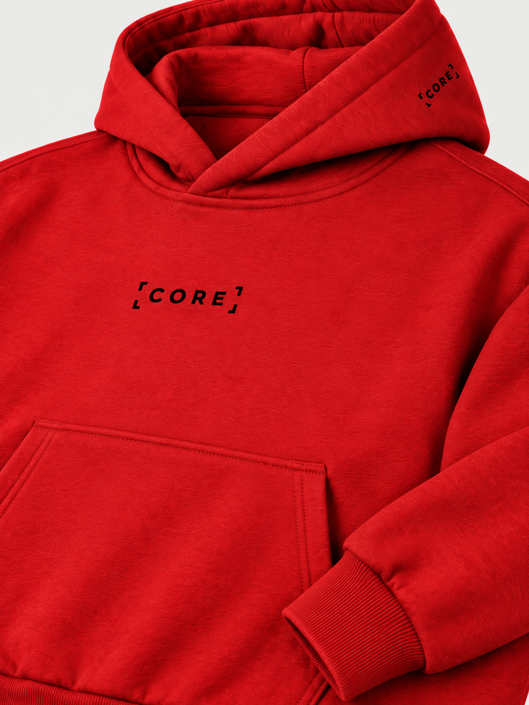CORE Hoodie 460g — Czerwony