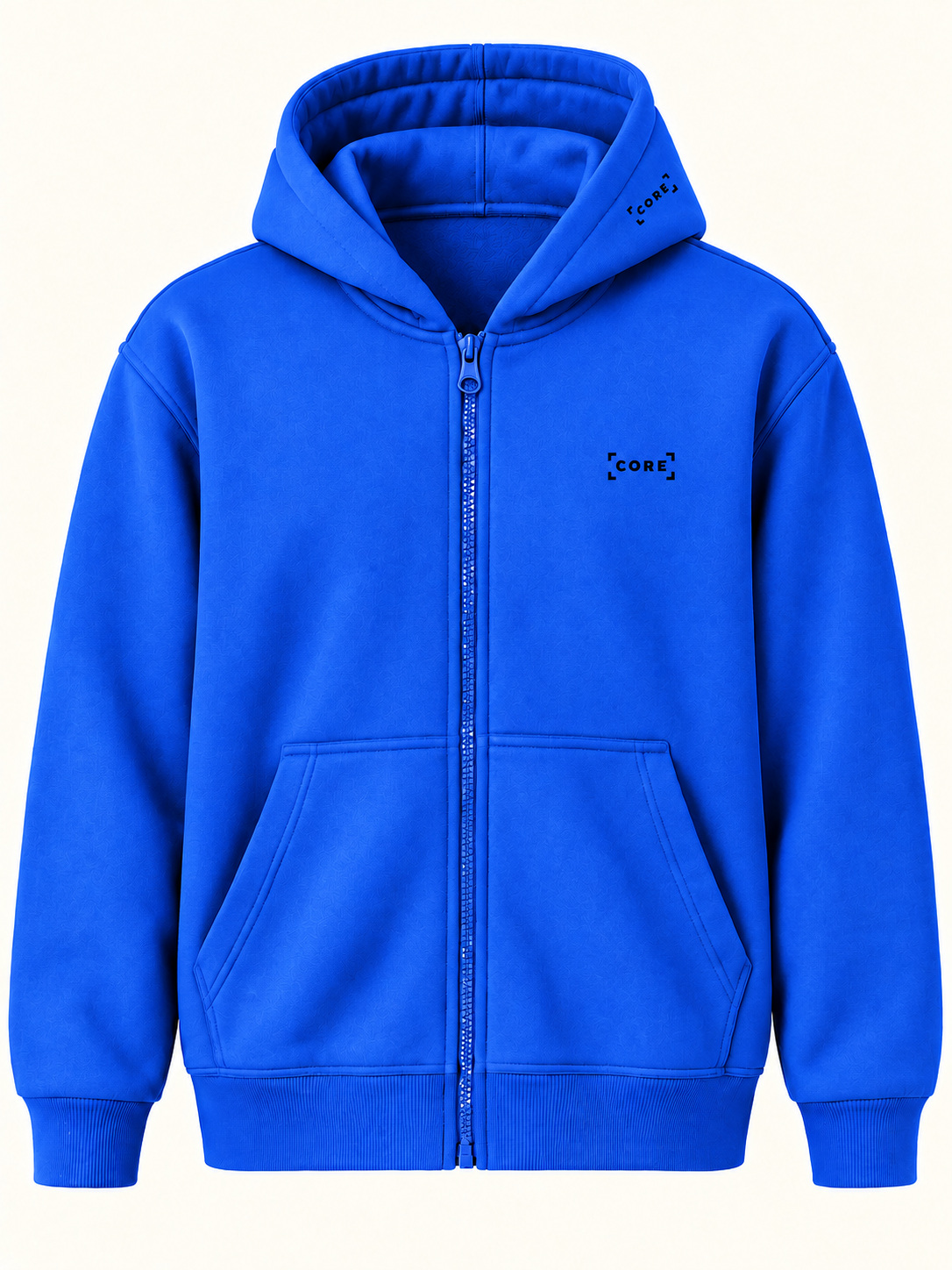 CORE Zip Hoodie 460g — Niebieski