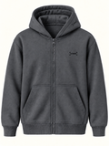 CORE Zip Hoodie 460g — Dark Grey