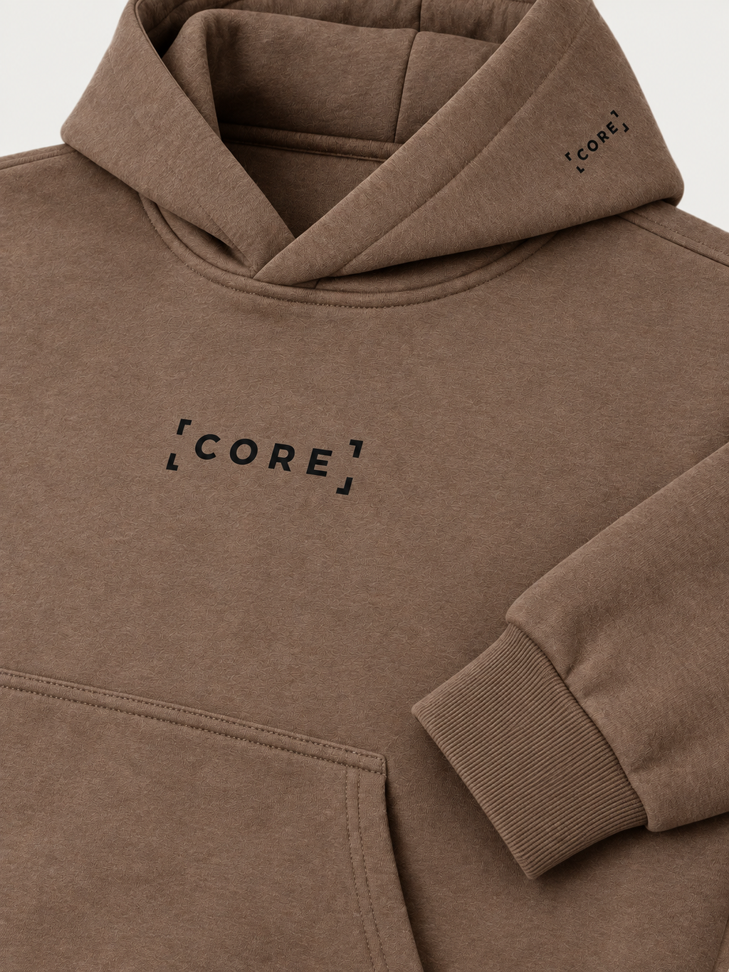 CORE Hoodie 460g — Brąz
