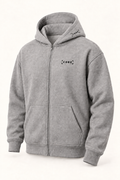 CORE Zip Hoodie 460g — Heather Grey