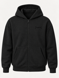 CORE Zip Hoodie 460g — Czarny