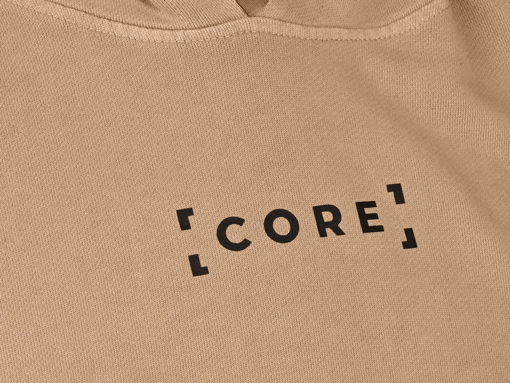 CORE Hoodie Acid Wash 300g — Beige Vol. 3