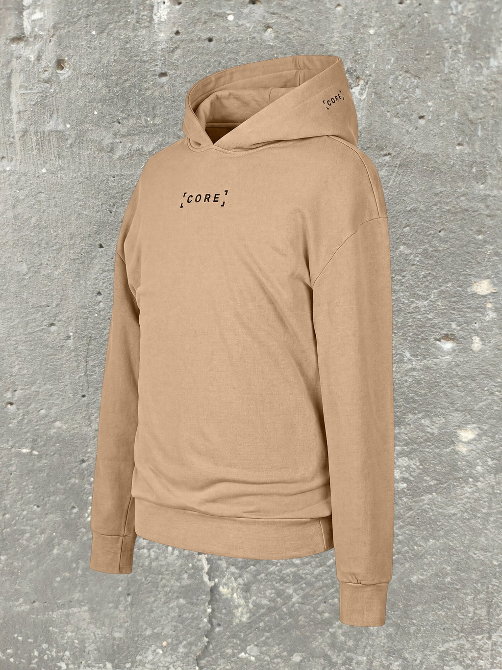 CORE Hoodie Acid Wash 300g — Beige Vol. 3