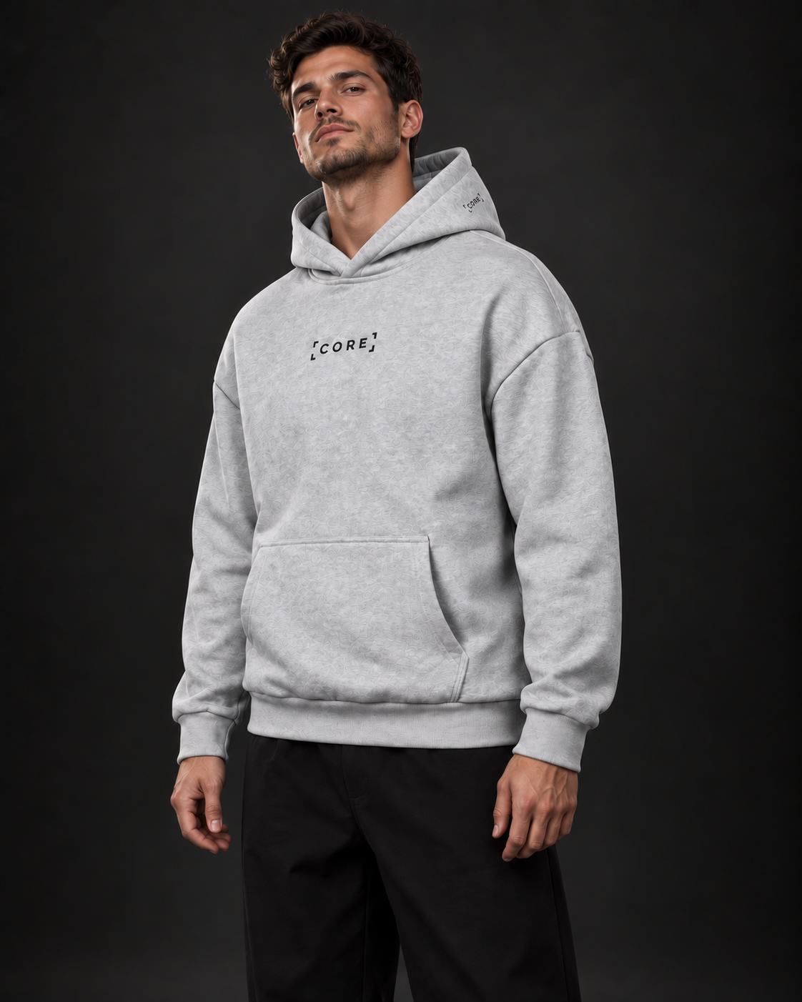 CORE Hoodie — Szary