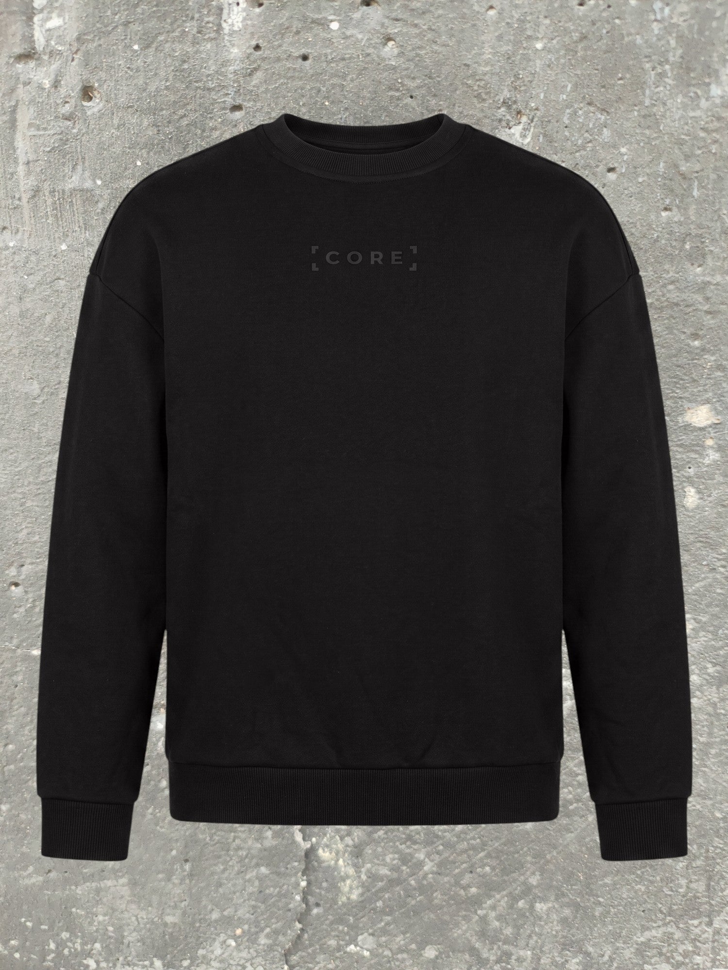 CORE  Bluza Crewneck 460g — Czarny