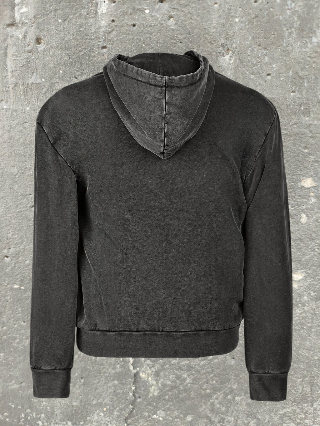 CORE Hoodie Acid Wash 300g — Czarny Vol. 1