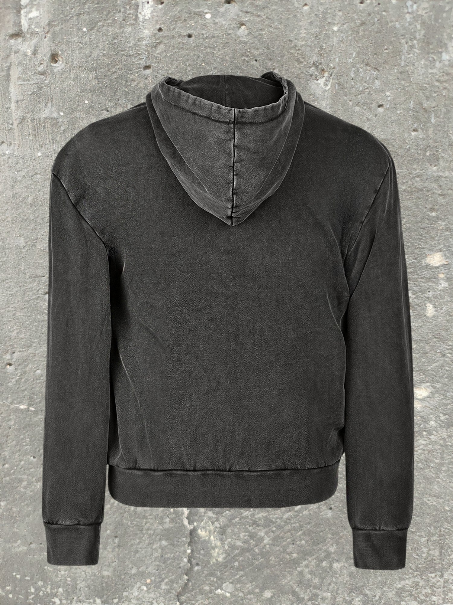 CORE Hoodie Acid Wash 300g — Czarny Vol. 1